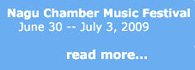 Immerse yourself in musical landscape! Nagu Chamber Music Festival 2009