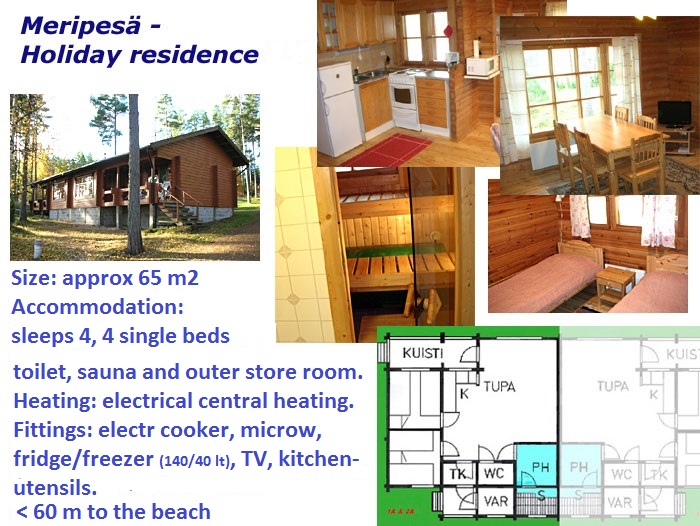 Accommodation Meripesä Holidays Accommodation Meripesä Holidays