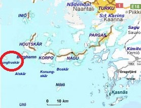 Archipelago map - Jungfruskär