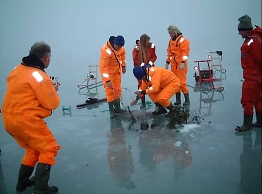 Winter activities Ice fishing