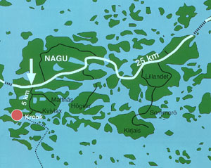 Archipelago map - Nauvo