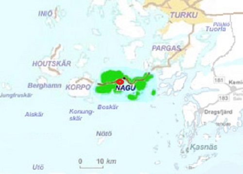 Nauvo map