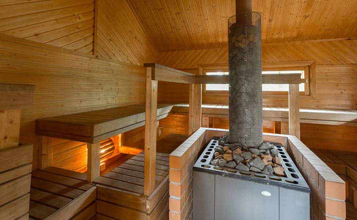 Relaxing sauna